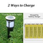 QBLPOWER 600mAh Rechargeable AA Batteries - 8 Pack