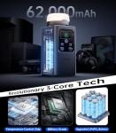 Portable Power Station 198.4Wh with Detachable Light