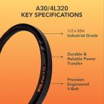 PIX A30/4L320 Heavy-Duty V-Belt for Generators