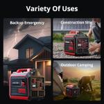AMERISUN 3800W Quiet Gas Portable Inverter Generator
