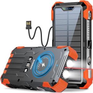 Sudrov 42,800mAh Solar Power Bank with Fast Charging