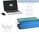 Fit4Less 1000W Pure Sine Wave Power Inverter