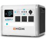 EHOM Portable Power Station - 1024Wh Solar Generator
