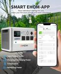 EHOM Portable Power Station - 1024Wh Solar Generator