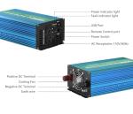 Fit4Less 1000W Pure Sine Wave Power Inverter