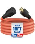 10FT 30 Amp Generator Extension Cord with Twist Lock
