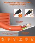 10FT 30 Amp Generator Extension Cord with Twist Lock