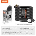 VEVOR 50FT 50 Amp Generator Cord & Inlet Kit