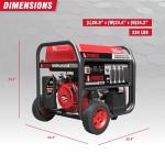 A-iPower 10000W Portable Gas Generator with Electric Start