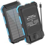Solar Power Bank, 49800mAh Fast Charger for Phones
