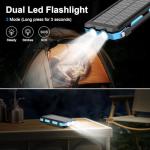 Solar Power Bank, 49800mAh Fast Charger for Phones