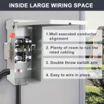 Larrik 100A Manual Transfer Switch for Home Generators