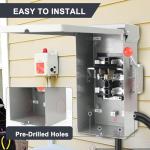 Larrik 100A Manual Transfer Switch for Home Generators