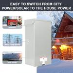 Larrik 100A Manual Transfer Switch for Home Generators