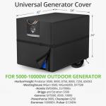 Heavy Duty Waterproof Generator Cover for 5000-10000W