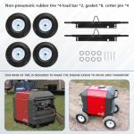 Queencar Wheel Kit for Honda EU3000IS Generator
