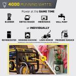 Champion 5000W Electric Start Tri-Fuel Portable Generator