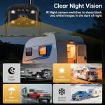 Wireless Backup Camera System with 2 1080P Cameras