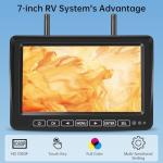 Wireless Backup Camera System with 2 1080P Cameras