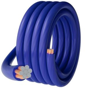 HiFind 20 Ft 4 AWG Blue Welding Battery Cable