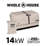 Champion 14kW Home Standby Generator with Transfer Switch