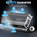 2500W Battery Backup Sump Pump Power System