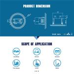 Runleader Digital LCD Hour Meter for Generators and Equipment
