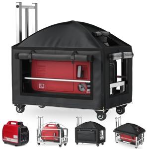 Running Generator Cover with Cart for Portable Units