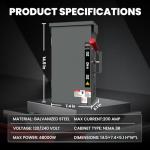 Tzechkii 200A Manual Generator Transfer Switch