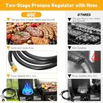 20 FT Propane Regulator with Hose and Fittings