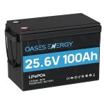 Oasesenergy 24V 100Ah Lithium Battery for RVs & Solar