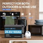 Oasesenergy 24V 100Ah Lithium Battery for RVs & Solar