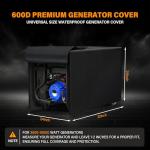 Heavy-Duty Waterproof Generator Cover for 5000-10000W