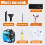RINADURS 2200 Watt Quiet Portable Inverter Generator
