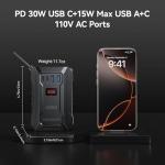 400W Car Power Inverter with USB and AC Ports