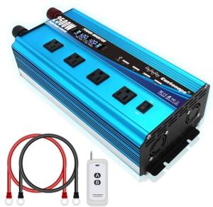 Cantonape 2500W Pure Sine Wave Inverter with Remote