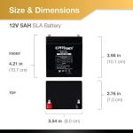 ExpertPower 12V 5Ah Home Alarm Battery