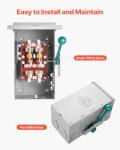 VEVOR 100A Heavy-Duty Generator Transfer Switch