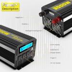 3000W Modified Sine Wave Inverter with Remote