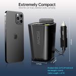 AUCARAUTO 150W 6-in-1 Power Inverter with USB Ports