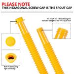 Extended Gas Can Spout Replacement Kit - Yellow