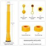 Extended Gas Can Spout Replacement Kit - Yellow