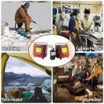 Dual Fuel Portable Heater with Safety Features