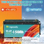 24V 150Ah LiFePO4 Lithium Trolling Motor Battery