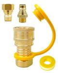 Brass Quick Connector for Dual Fuel Generators
