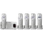 Panasonic Bluetooth Cordless Phone System with 5 Handsets
