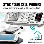 Panasonic Bluetooth Cordless Phone System with 5 Handsets
