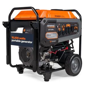 Generac Portable Gas Generator - 22,500 Watts, Electric Start
