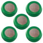Exell 5-Pack 1.2V 80mAh NiMH Rechargeable Batteries