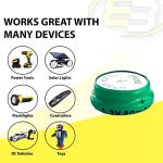 Exell 5-Pack 1.2V 80mAh NiMH Rechargeable Batteries